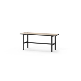 Novis Compact istuinpenkki 100 cm, musta runko