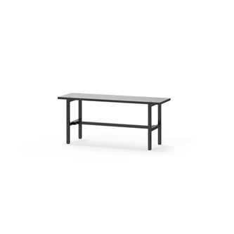 Novis Compact istuinpenkki 100 cm, musta runko