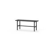 Novis Compact istuinpenkki 100 cm, musta runko