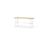 Novis Basic istuinpenkki 100 cm, valkoinen runko