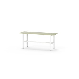 Novis Elite istuinpenkki 100 cm, valkoinen runko