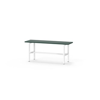 Novis Elite istuinpenkki 100 cm, valkoinen runko