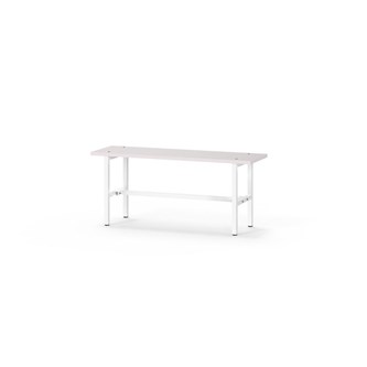 Novis Elite istuinpenkki 100 cm, valkoinen runko