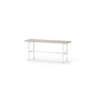 Novis Elite istuinpenkki 100 cm, valkoinen runko