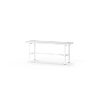 Novis Elite istuinpenkki 100 cm, valkoinen runko