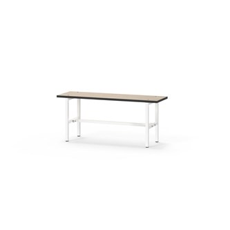 Novis Compact istuinpenkki 100 cm, valkoinen runko