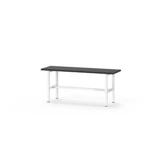 Novis Compact istuinpenkki 100 cm, valkoinen runko
