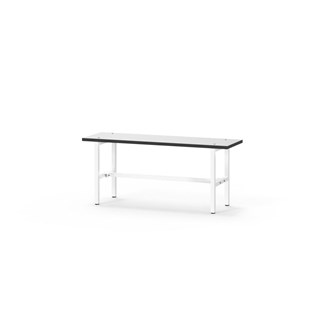 Novis Compact istuinpenkki 100 cm, valkoinen runko