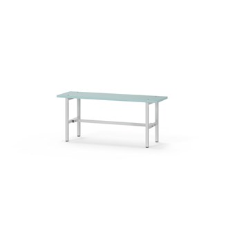 Novis Elite istuinpenkki 100 cm, vaaleanharmaa runko