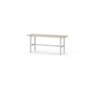 Novis Elite istuinpenkki 100 cm, vaaleanharmaa runko