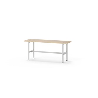 Novis Elite istuinpenkki 100 cm, vaaleanharmaa runko