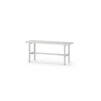Novis Elite istuinpenkki 100 cm, vaaleanharmaa runko
