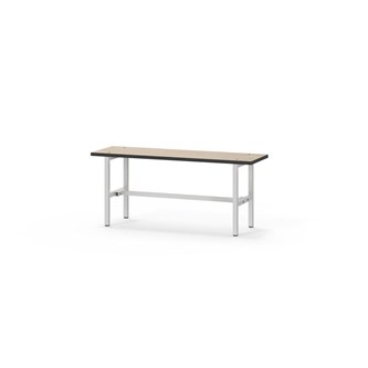 Novis Compact istuinpenkki 100 cm, vaaleanharmaa runko