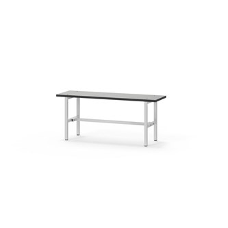 Novis Compact istuinpenkki 100 cm, vaaleanharmaa runko