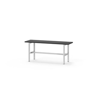 Novis Compact istuinpenkki 100 cm, vaaleanharmaa runko