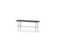 Novis Compact istuinpenkki 100 cm, vaaleanharmaa runko