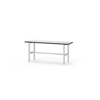 Novis Compact istuinpenkki 100 cm, vaaleanharmaa runko