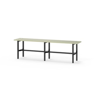 Novis Elite istuinpenkki 150 cm, musta runko