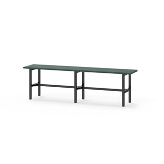 Novis Elite istuinpenkki 150 cm, musta runko