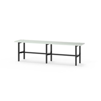 Novis Elite istuinpenkki 150 cm, musta runko