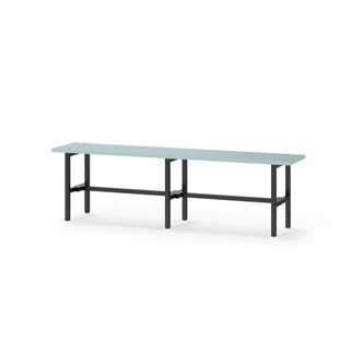 Novis Elite istuinpenkki 150 cm, musta runko