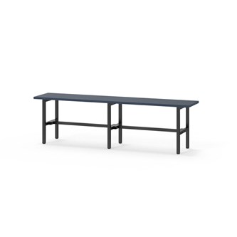 Novis Elite istuinpenkki 150 cm, musta runko