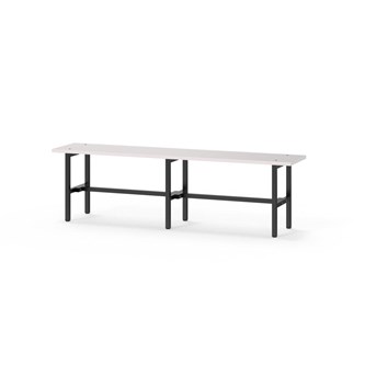 Novis Elite istuinpenkki 150 cm, musta runko