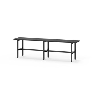 Novis Compact istuinpenkki 150 cm, musta runko