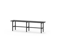 Novis Compact istuinpenkki 150 cm, musta runko