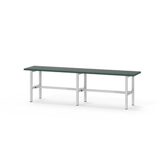Novis Elite istuinpenkki 150 cm, vaaleanharmaa runko
