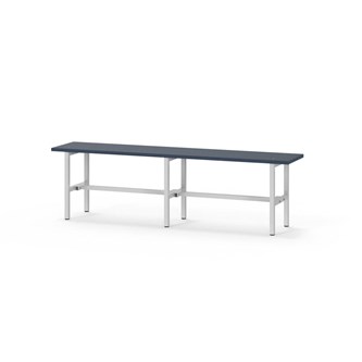 Novis Elite istuinpenkki 150 cm, vaaleanharmaa runko