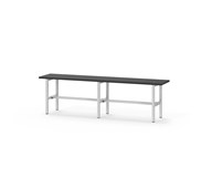 Novis Compact istuinpenkki 150 cm, vaaleanharmaa runko