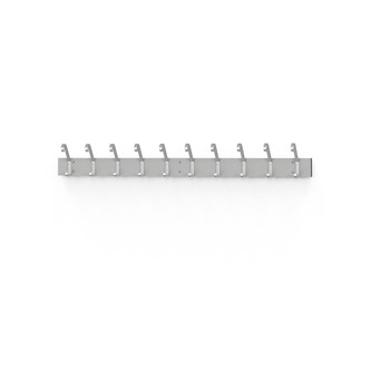Novis Compact koukkulista 10 tuplakoukulla 150 cm