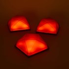 Valotimantit, neliö, 3 kpl