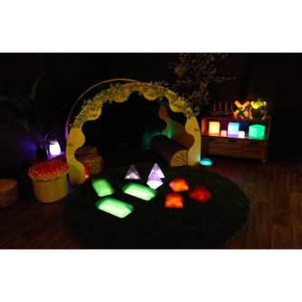 Valotimantit, neliö, 3 kpl