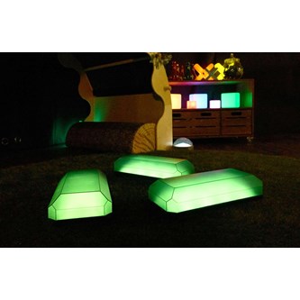 Valotimantit, suorakulmio, 3 kpl