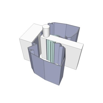 Vera puristussuoja kääntöoveen