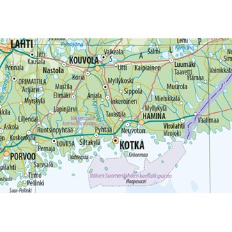 Seinäkartta Suomi, suomenkielinen