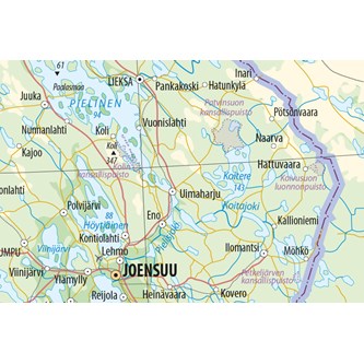Seinäkartta Suomi, suomenkielinen