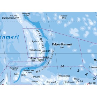Seinäkartta Maailma, suomenkielinen