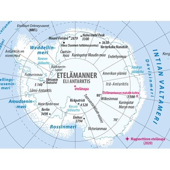 Seinäkartta Maailma, suomenkielinen