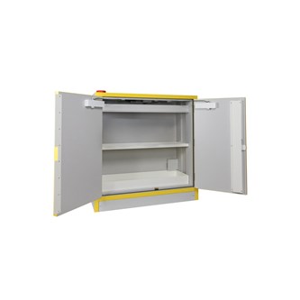 Kemikaalikaappi, paloluokka F30, 109,2x53,7x119,8 cm