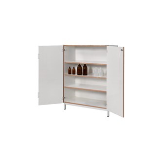 Happokaappi 100x45x130 cm