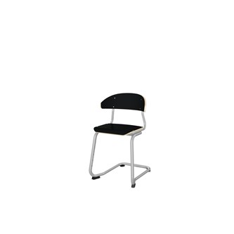 Embrace tuoli C-jalusta, ik 45cm, medium istuin, hopea runko