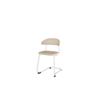 Embrace tuoli BX C-jalusta, ik 45cm, medium istuin, valkoinen runko
