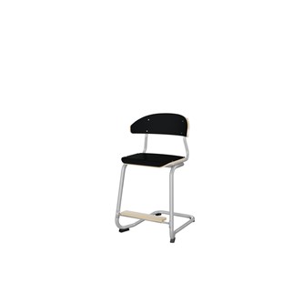 Embrace tuoli C-jalusta, ik 50 cm, medium istuin, hopea runko