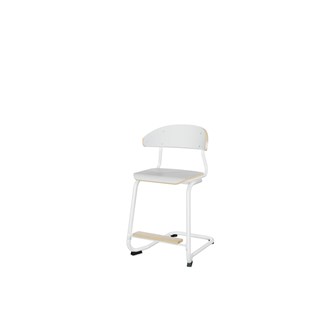 Embrace tuoli BX C-jalusta, ik 50 cm, medium istuin, valkoinen runko