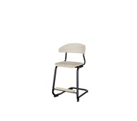 Embrace tuoli BX C-jalusta, ik 50 cm, medium istuin, musta runko
