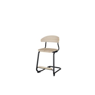Embrace tuoli BX C-jalusta, ik 50 cm, medium istuin, musta runko