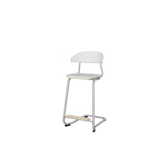 Embrace tuoli C-jalusta, ik 63 cm, medium istuin, hopea runko